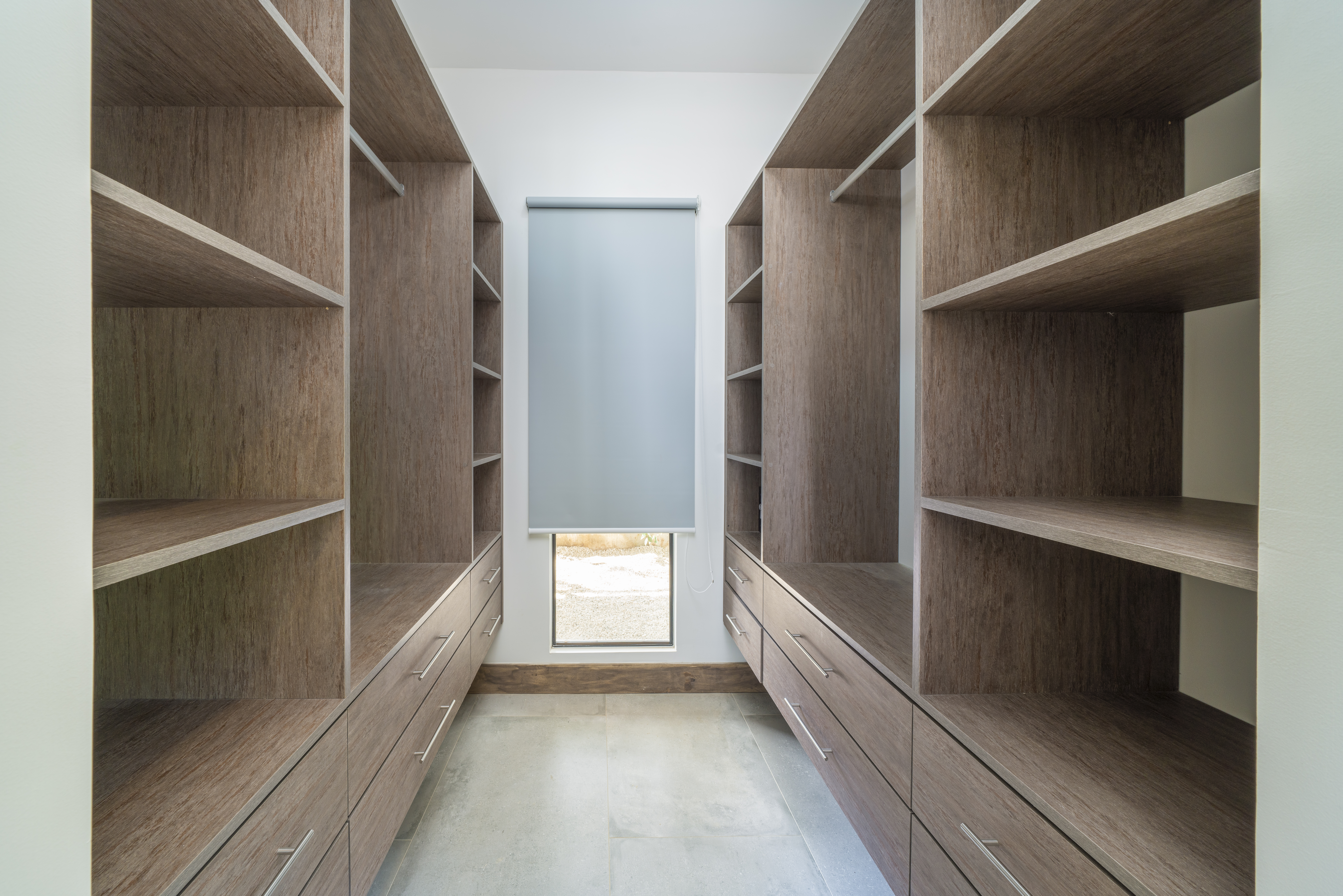 Master walk-in closet