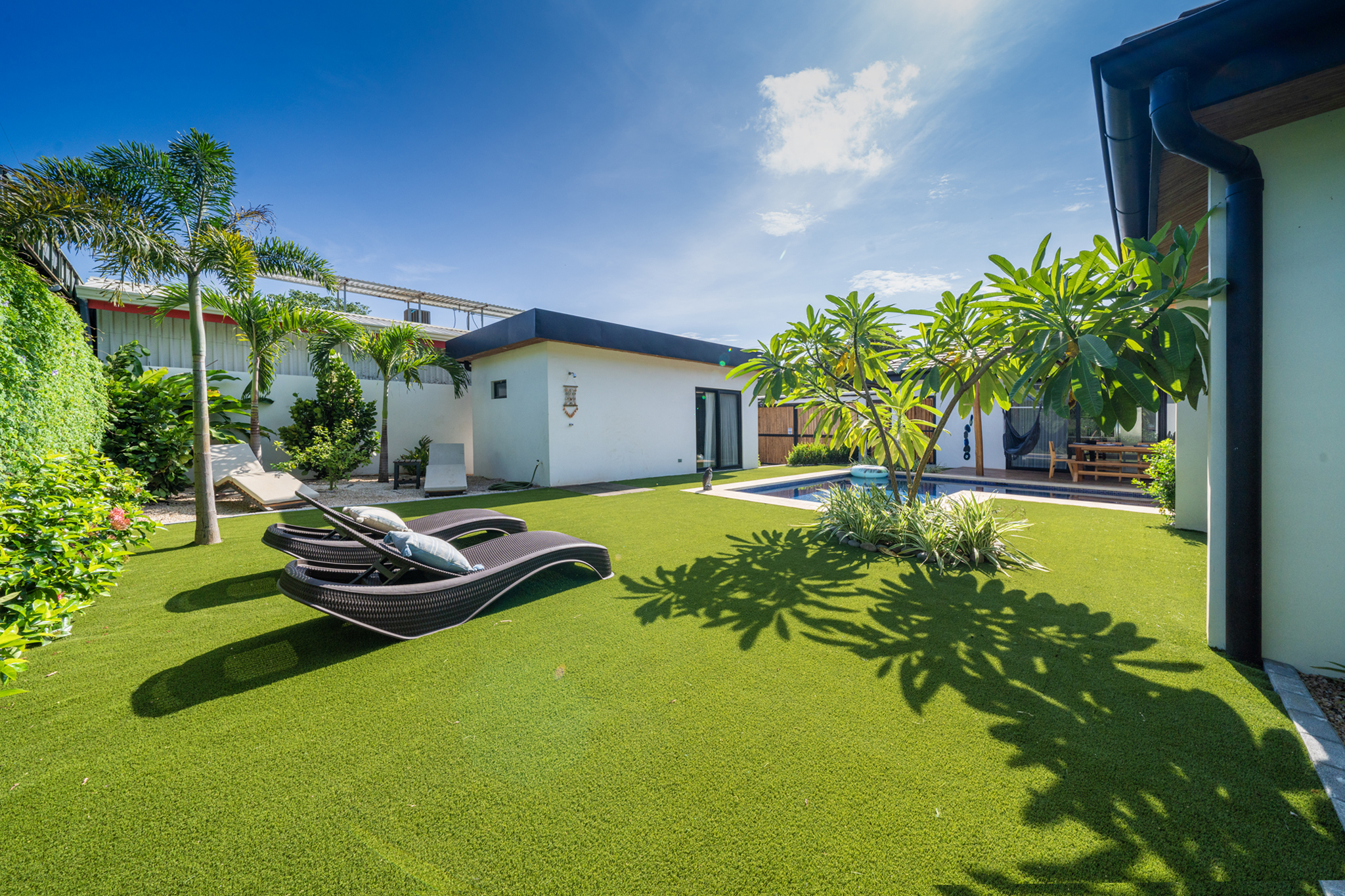 Lawn and property overview