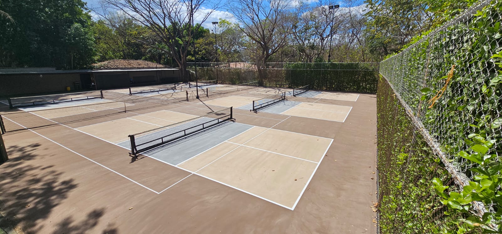 Pickleball courts in Tamarindo